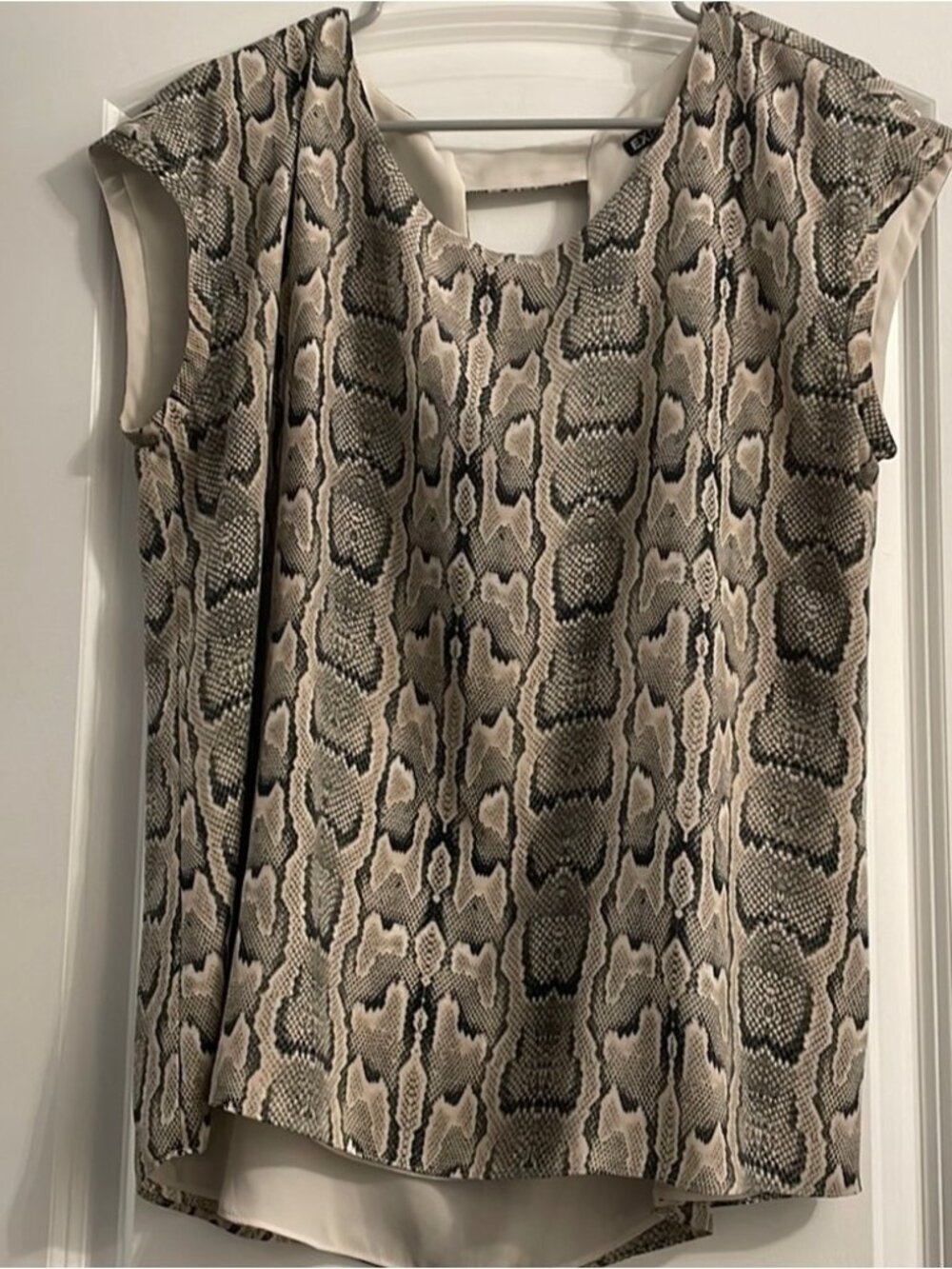 snake print top